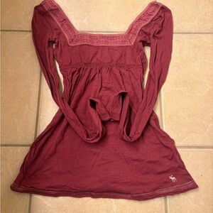 Vintage Deadstock Longsleeve Babydoll Top